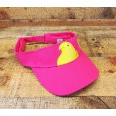 Peeps Visor Hat Cap Marshmallow Easter Candy Chicken Chick Sun Adjustable Pink  eb-59333281